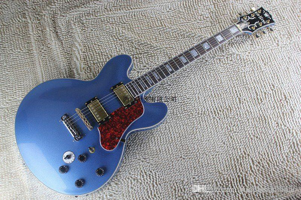 Free Shipping Top Musical instruments Wholesale 6-position Switch B B King Lucille blue Electric Guitar