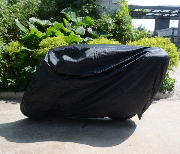 Motorcycle Cover Black Waterproof Dust-proof Outdoor Rain UV Protector for Motorcycle  BMW Motorbike Cover X-Large Cover