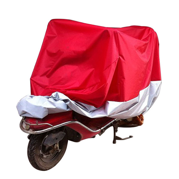 XXL 180T Universal Motorcycle Cover UV Protector Waterproof Rain Dustproof Anti-theft Motor Scooter Covers MBA_60D