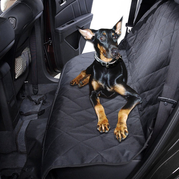 car pet covers for back seats Waterproof Scratch Proof Dog Non-Slip Backing with Seat Anchors Backseat Cover