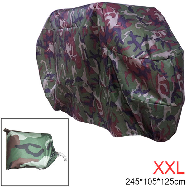 XXL 180T Universal Motorcycle Cover UV Protector Waterproof Rain Dustproof Anti-theft Motor Scooter Covers MBA_60J