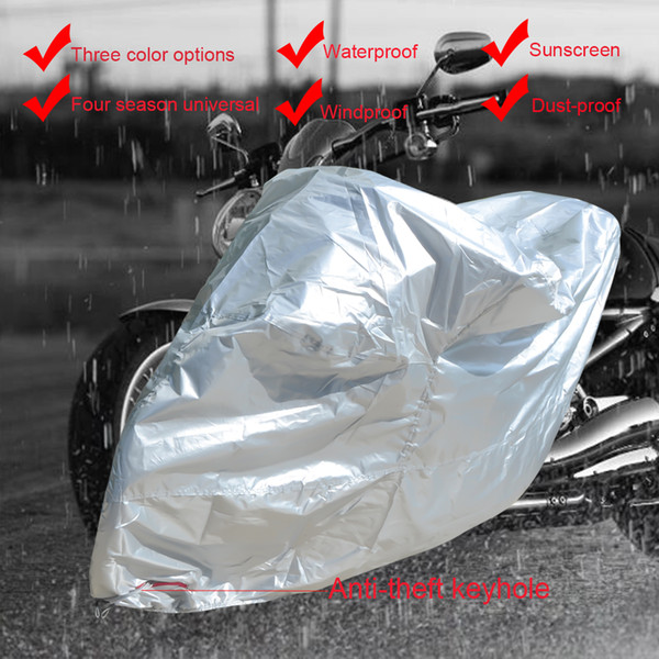 Motorcycle Covers Waterproof Outdoor UV Protector Scooter Cover for 104in Motorcycle BMW Motorbike  Sliver