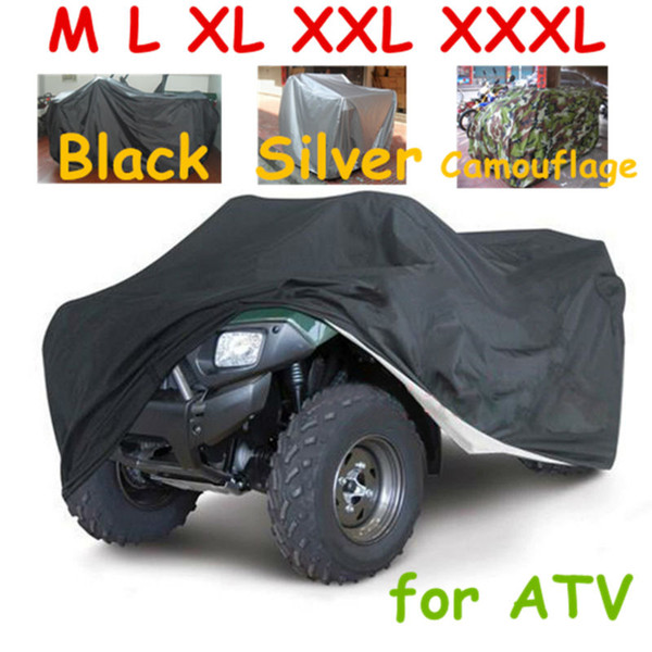 All size 3 colors Universal ATV Cover All Terrain Vehicle Beach motorcycle Protect Waterproof Anti-UV Dustproof ATV Quad Cover