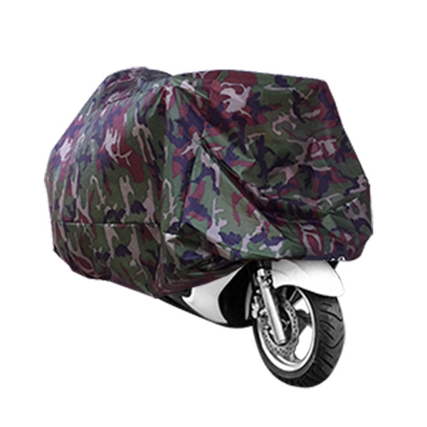 Camouflage Moto Tarpaulin Cover Waterproof Outdoor Protector Rainproof Outdoor Blanket Motorbike Rain Sun Dust Motorcycle Covers