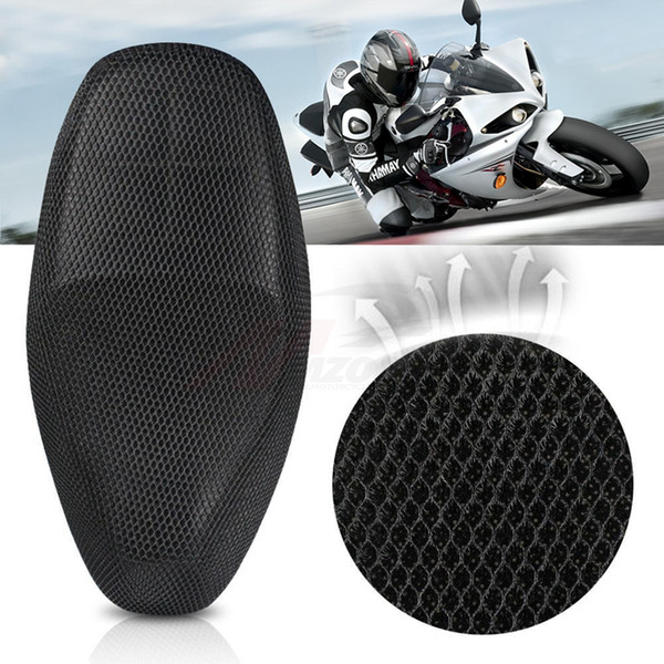 Black Color Motorcycle sunscreen seat cover Prevent bask in seat scooter sun pad waterproof Heat insulation Cushion protect