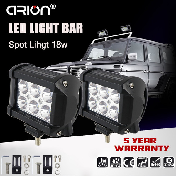 Led Drl 18W 4'' Spot Led Working Lights 12V 24V for Offroad Lada Niva Uaz Toyota Audi Mazda BMW Off Road 4WD 4x4 Truck