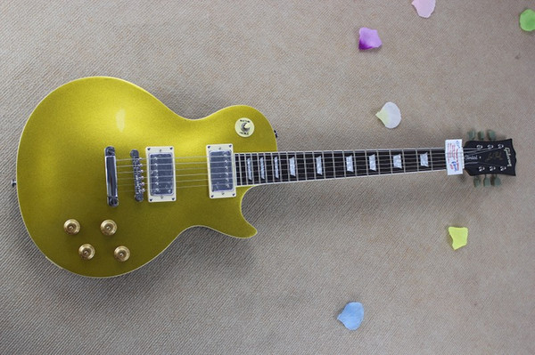 New Arrival Hot Guitar G LP Standard Gold Top VOS Goldtop Electric Guitar In Stock