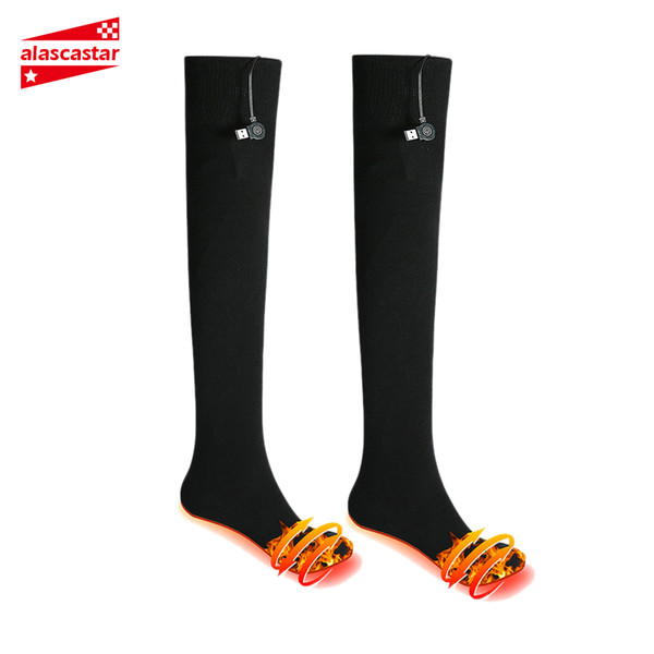 Winter Heated Sock For Men Women Electric Heating Socks Infrared Motorcycle Boots USB Outdoor Skiing Cycling Sport Sock