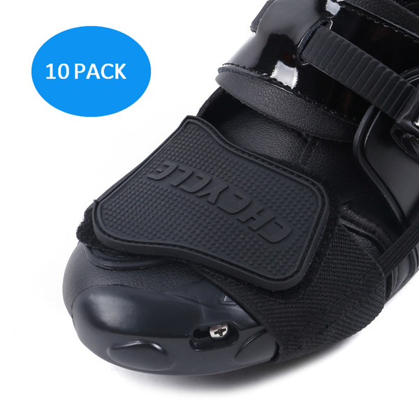 10 PACK Motorcycle Protective shift Pad Motocross Men Boots Shoe Protection Gear for Riding rubber lever Racing Brake Cover