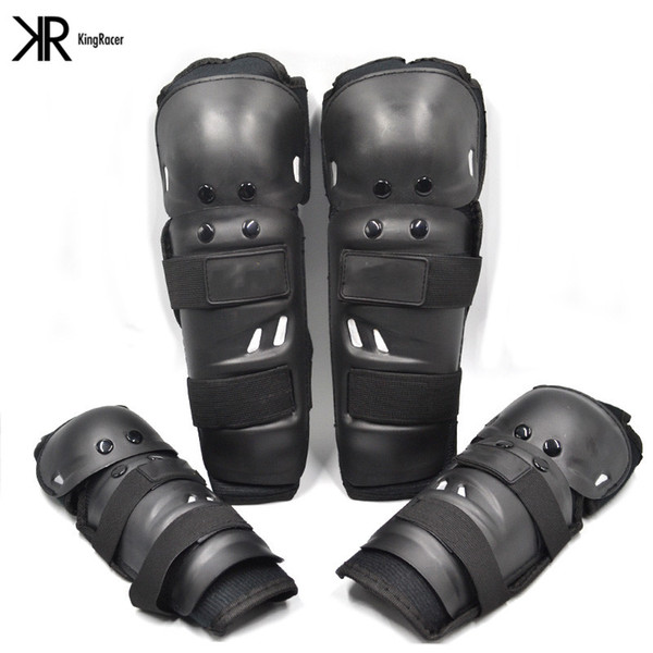 Motorcycle Protection Knee and Elbow Adjustsble Protective Gear Knee Elbow Shin Pads Cap Guards Armor Protection 4pcs /1Set