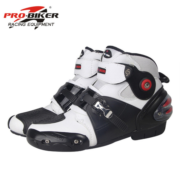 A9003 Microfiber leather Motorcycle boots professional PRO SPEED short racing boot bota motocross motobotinki motorcycle shoes