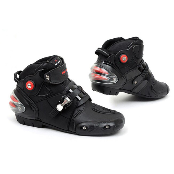 Original Motorcycle Boots Motocross Racing Street Riding Microfiber Short Botas Moto Sports Protective Shoes