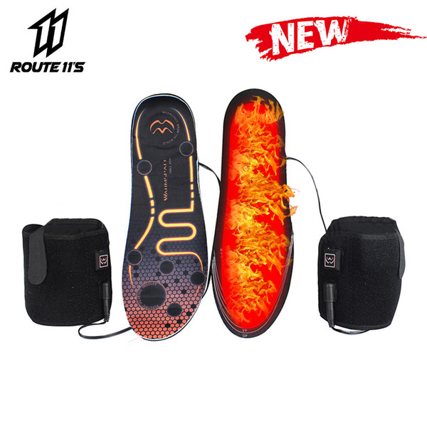 Motorcycle Boots Heated Moto Insoles USB Lasting Thermal Winter Motorcycle Shoes Electric Heating Insoles Keep Warm Free Size