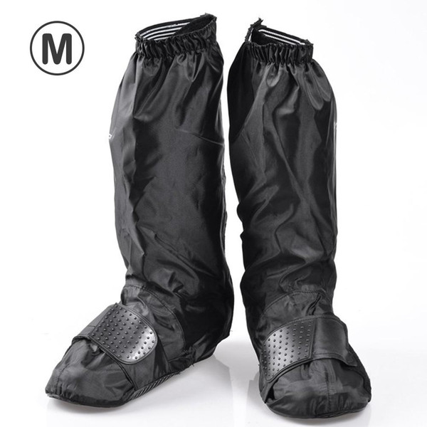 New 1pair Motorcycle Waterproof Bike Shoes Covers Reusable Anti-Slip Rain Snow Zipped Overshoes Gear Men Women Rain Covers