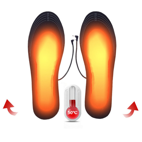 New USB Heated Insole Heating Foot Pads Heating Insole Motorcycle Warm Boots Insoles Outdoor Sports Insoles For Winter#