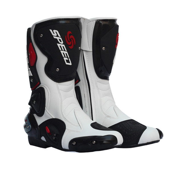 Motorcycle boots, racing motocross boots. waterproof riding racing boots men's shoes