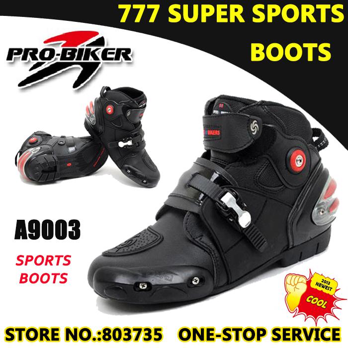 hot promotion Motorcycle Boots biker Footwear Sport Shoes Racing Cycling Racing Protective Gears Pro-biker A09003