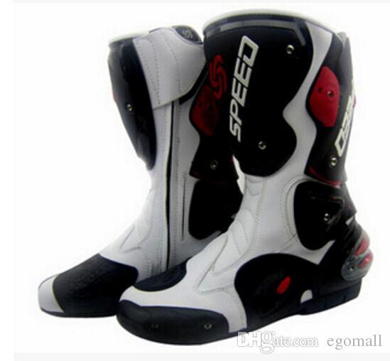 NEW Motorcycle Boot Waterproof Pro-biker Speed Bikers Moto Rmotorcyle acing Motocross Leather Shoes Motocross Racing Boots