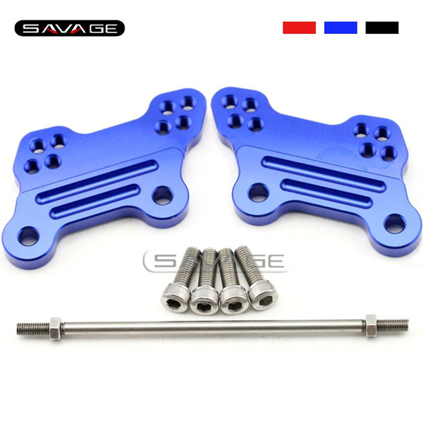 For YAMAHA YZF-R3 YZF-R25 YZF R25/R3 2014-2015 Motorcycle Accessories Adjustable Foot Peg Plates Mount Bracket Black Blue Red