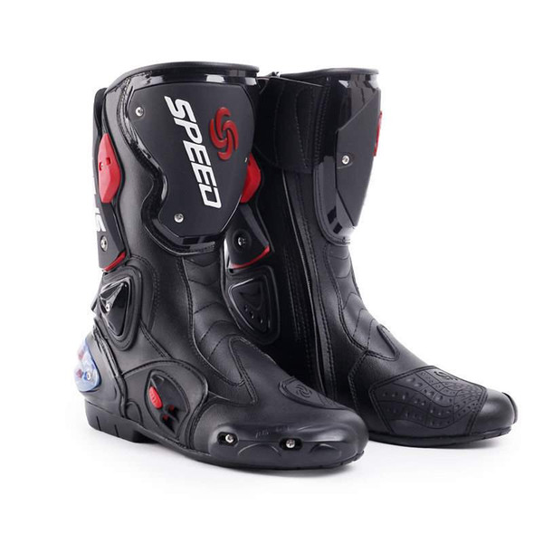 Hot Sale Motorcycle Boots Men Motocross Shoes Racing Speed boot Moto Botas Probiker Riding Motorcycl Boots leather Free