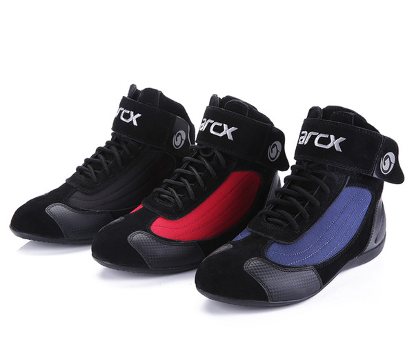 Arcx men and women motorcycle boots shoes racing shoes cycling autumn and summer locomotive Size: 36-45