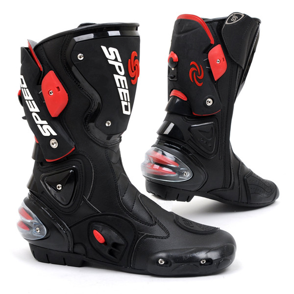 New style cycling leather boots motorcycle boots Racing riding waterproof windproof b1001