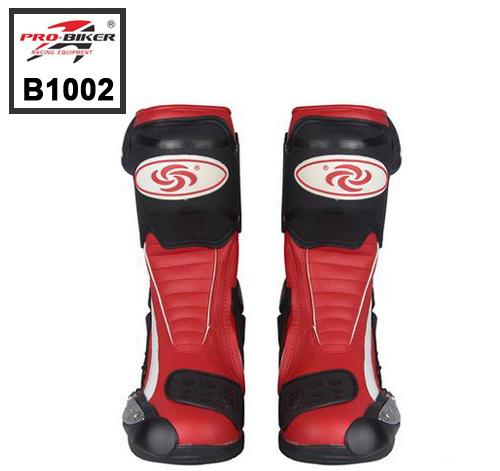 Free shipping NEW B1002 Motorcycle Boots Pro Biker SPEED Boots For Motorcyle Racing Motocross Boots BLACK RED WHITE