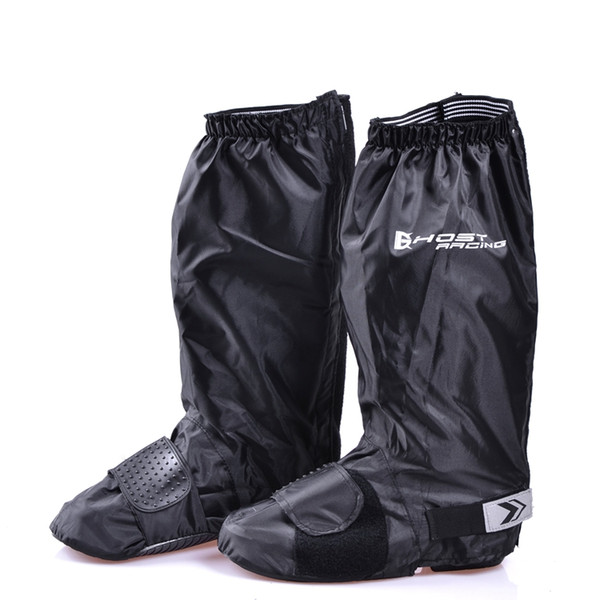 Ghost Racing black motorcycle racing bicycle riding outdoor travel waterproof windproof thermal shoe cover