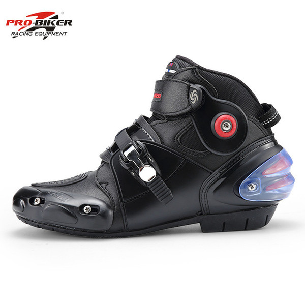 Botas Moto Microfiber Leather Boats Motorcycle Short Boots Professional moto shoes Racing bota motociclista Motorcycle Boots