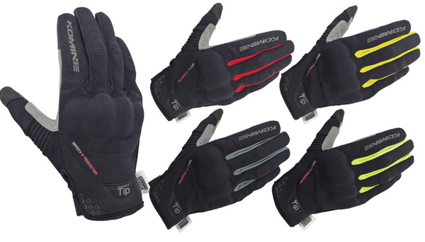 New arrival Komine GK-183 Protect Mesh Gloves BRAVE Touch Screen Gloves