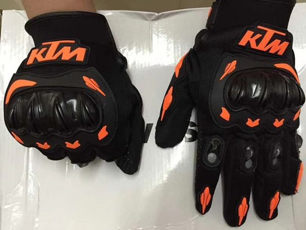 KTM New off-road KTM racing locomotive riding gloves, shatter-resistant gloves, motorcycle full-finger KTM gloves 001