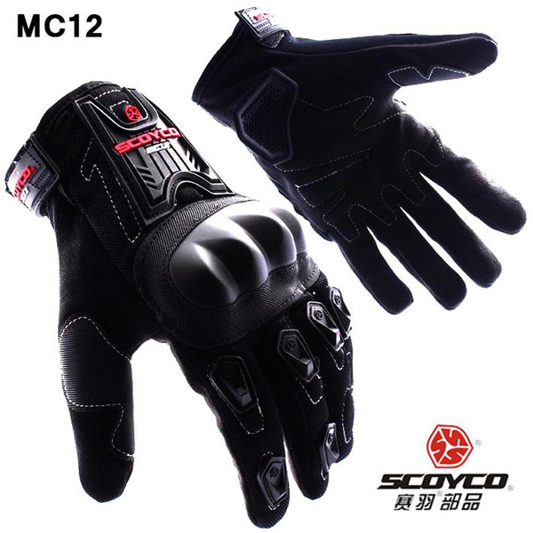 High Quality Motorcycle Glove Motocross Racing Full Finger Guantes Scoyco MC12