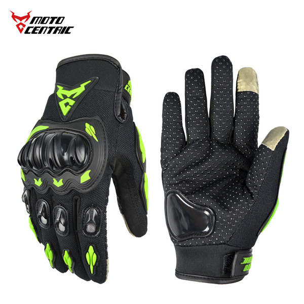 Full Finger Motorcycle Touch Screen Gloves Men Summer Cycling Protiective Guantes Moto Hard Shell Breathable Luva Motociclista