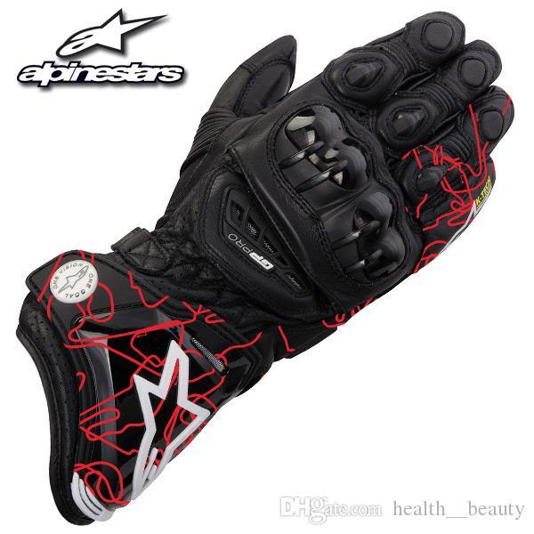 2019 Printing motorcycle riding gloves high quality Leather gloves knight wear resisting racing bicycle gloves for PRO printing.