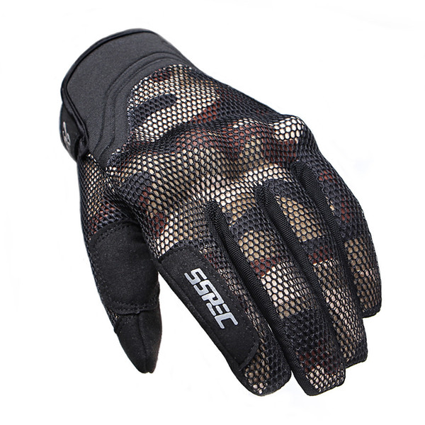 Summer Full Finger Cycling Gloves Motorcycle Breathable Mesh Riding Safety MTB BMX Wearable Mountain bike gloves Hiking Sports Gloves XXL