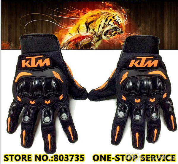 2015 Newest KTM Motorcycle Glove Full Finger Motocross Armor Guantes