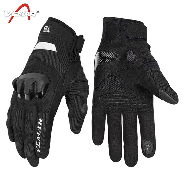 Summer breathable touch screen racing gloves knight full finger gloves/motorcycle gloves cycling anti-fall gloves 3 colors