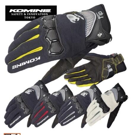 2019 summer new KOMINE GK162 3D mesh TECHNOLOGY riding glove motorcycle/motorbike/Moto racing gloves have colors size M L XL