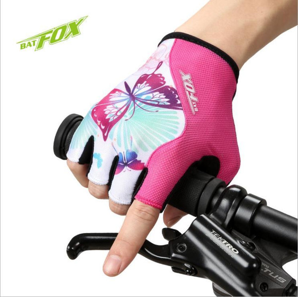 2019 New F539 butterfly short finger gloves outdoor sports bike breathable sweat-absorbent wear half finger gloves