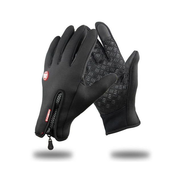 Free shipping winter motorcycle gloves ,Car driver guantes, warm & Touch Gloves black -30 riding glove