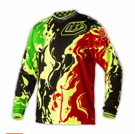 Quick-drying mesh breathable mountain bike cycling clothing jacket men's motorcycle long sleeve downhill t-shirt