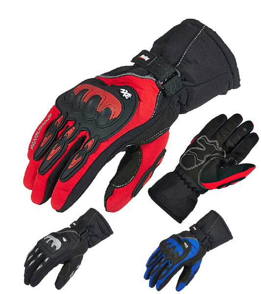 2016 New PANGUSAXE warm winter motorbike gloves waterproof motorcycle gloves electric cars popular brands of gloves for men/women 3 colors