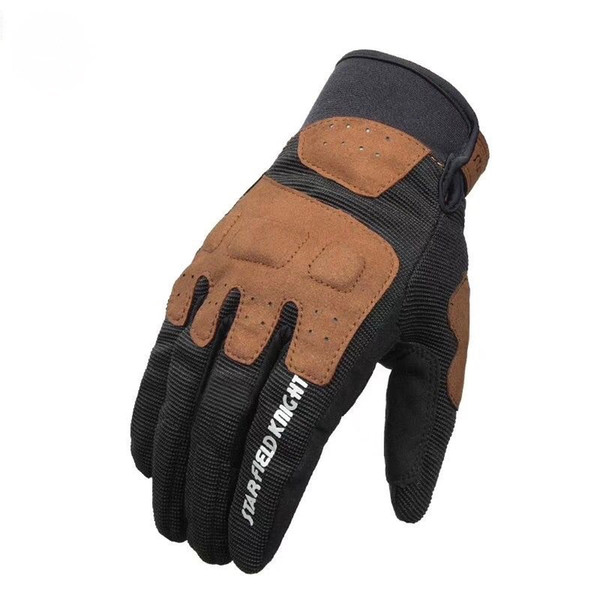 New Men's Motorcycle Urban NeoRetro Mesh Gloves scooter Cafe Bobber Glove Touch Screen super fit