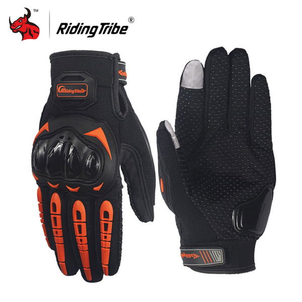 guantes Riding Tribe rcycle moto racing Guantes Moto Gants Luvas Touch Screen Motocross Gloves Black orange green