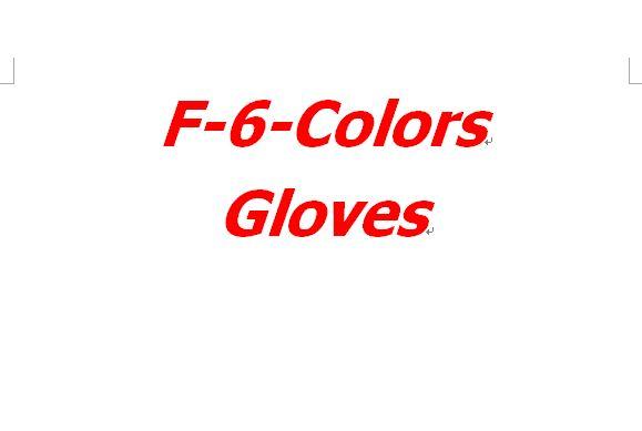 F-6-Colors Gloves Moto Racing Gloves Leather cycling gloves Perforated Leather Motorcycle Same Fo..