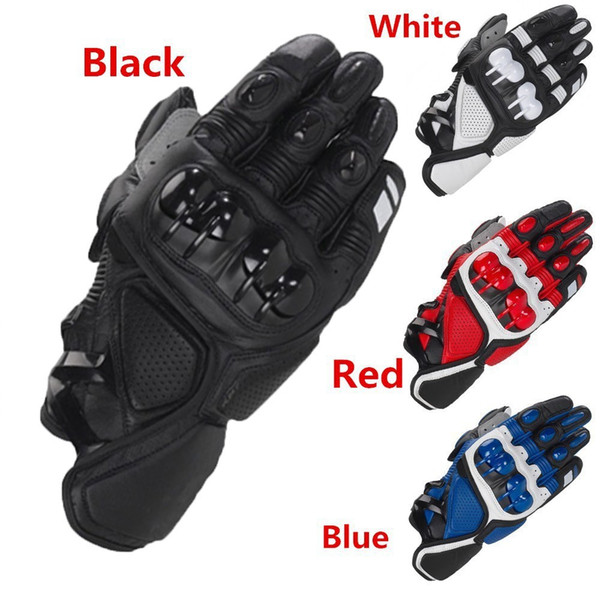 Leather Racing Glove S1 Motorcycle Gloves Driving Bicycle Cycling Motorbike Sports Moto Racing Gloves for Yamaha KAWASAKI Bike