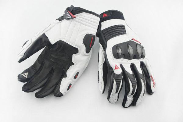 2014 new element racing motorcycles cowhide gloves touchscreen phone itself Daine cross MTB Black White color Free Shipping