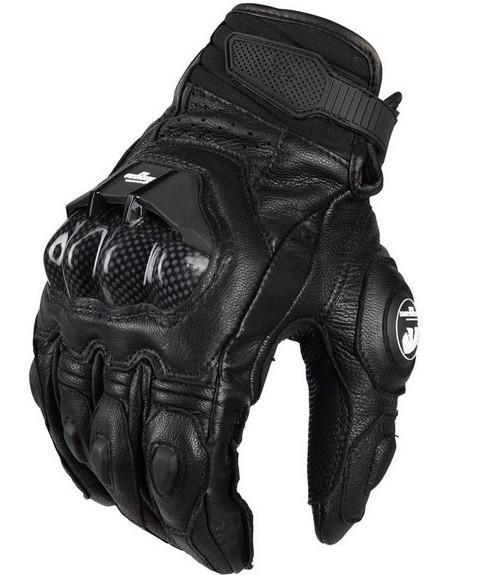 Wholesale- Hot Fashion Casual Men's Leather Gloves AFS6 Motorcycle Protective Gloves Racing Cross Country Gloves