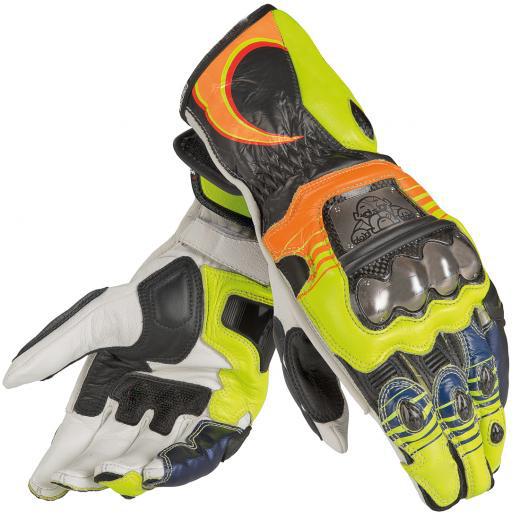 Dain Gloves Motorbike Racing MOTO GP Street Motorcycle  Yellow Gloves