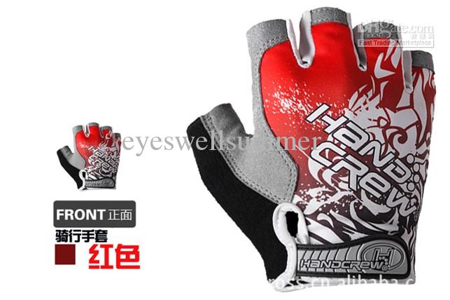 2013 NEW Cycling Bike Bicycle Half Finger Beautiful Gloves Size M/L/XL Yellow/RED/BLUE